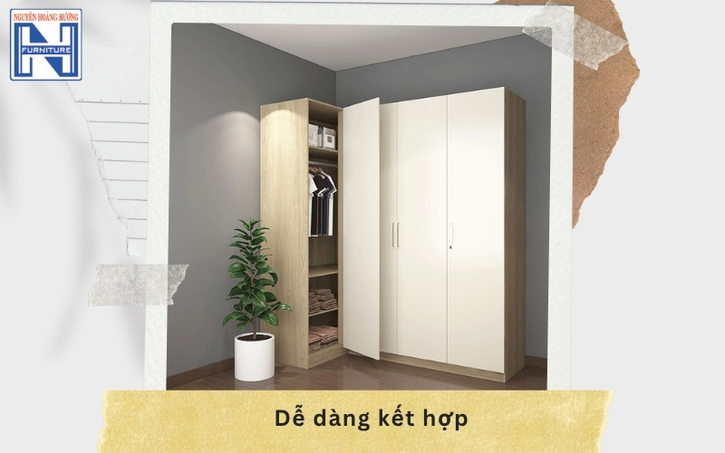 Tủ quần áo chữ L