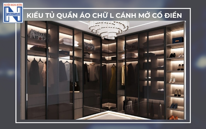 Tủ quần áo chữ L