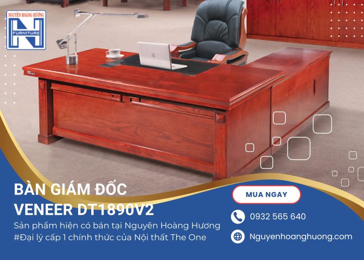 Bàn Giám Đốc Veneer DT1890V2
