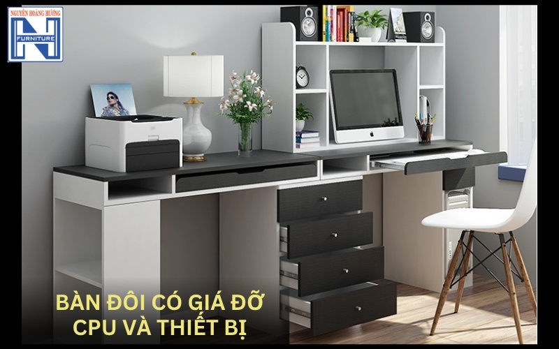 Bàn làm việc 2 người ngồi Bàn làm việc 2 người ngồi