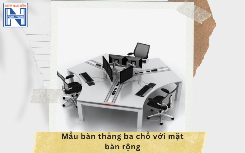 Bàn làm việc 3 người