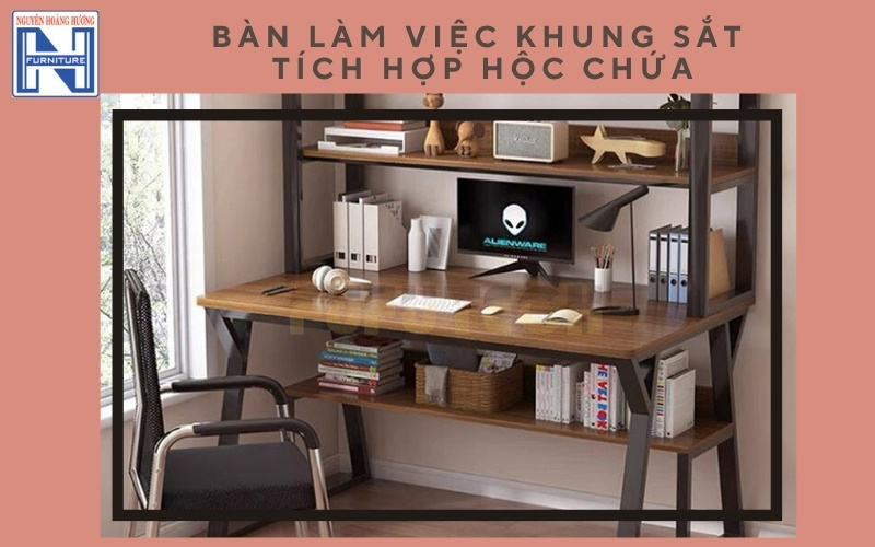 Bàn làm việc có hộc tủ