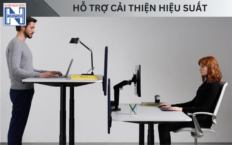 Bàn làm việc điều chỉnh độ cao