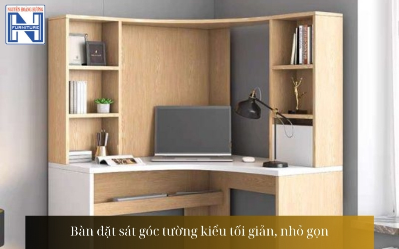 Bàn làm việc góc tường Bàn làm việc góc tường
