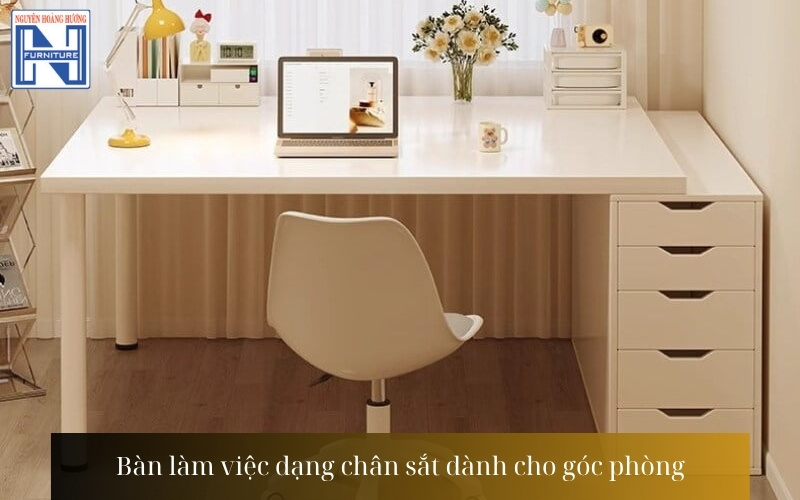 Bàn làm việc góc tường Bàn làm việc góc tường