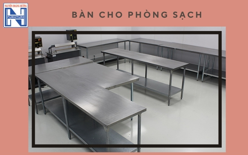 bàn làm việc Inox