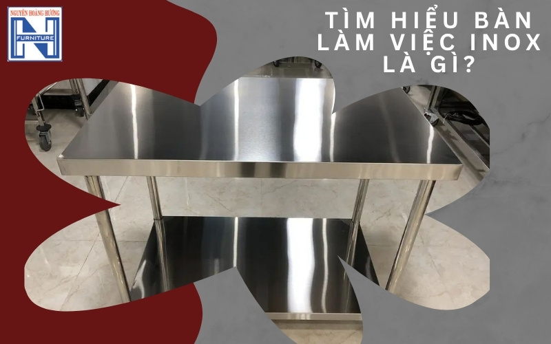 bàn làm việc Inox