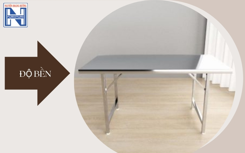 bàn làm việc Inox