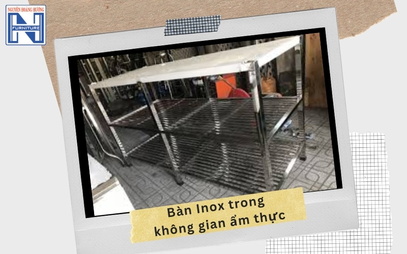 bàn làm việc Inox