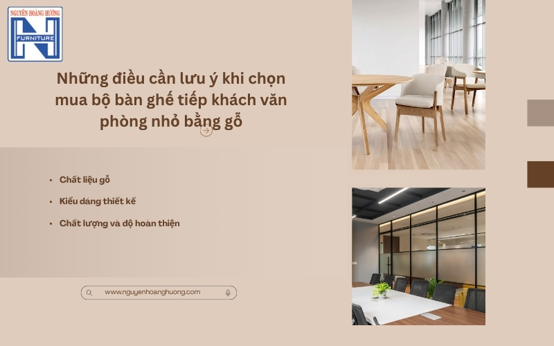 bộ bàn ghế tiếp khách văn phòng nhỏ