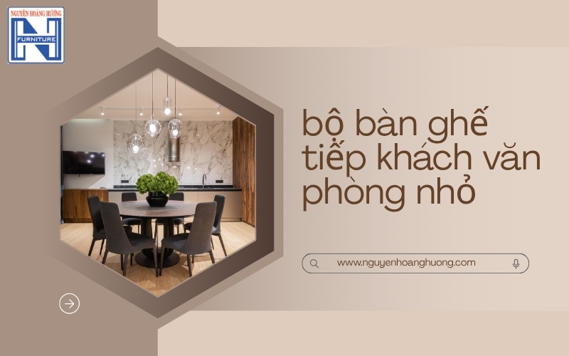 bộ bàn ghế tiếp khách văn phòng nhỏ