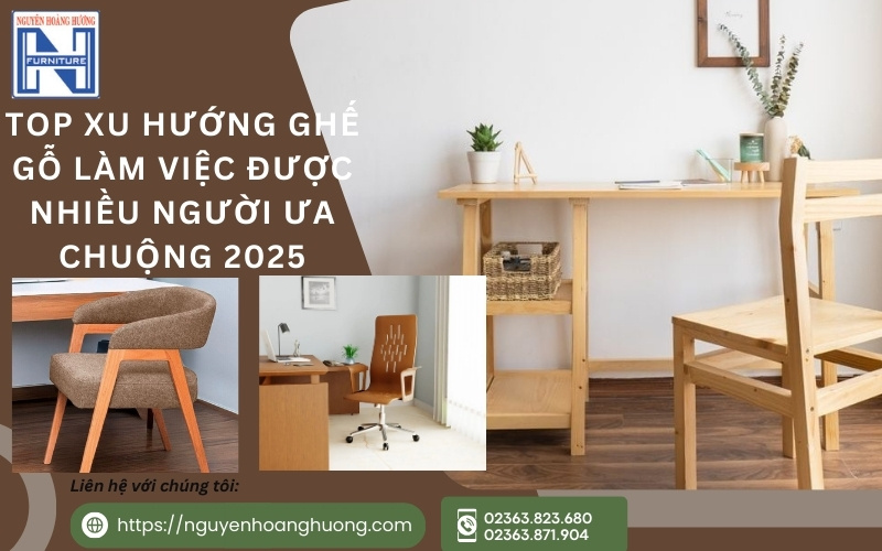 Ghế gỗ làm việc