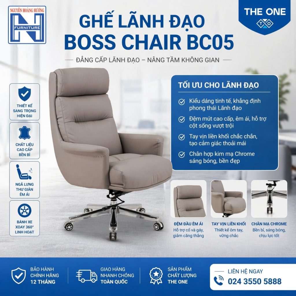 Ghế lãnh đạo BOSS CHAIR BC06