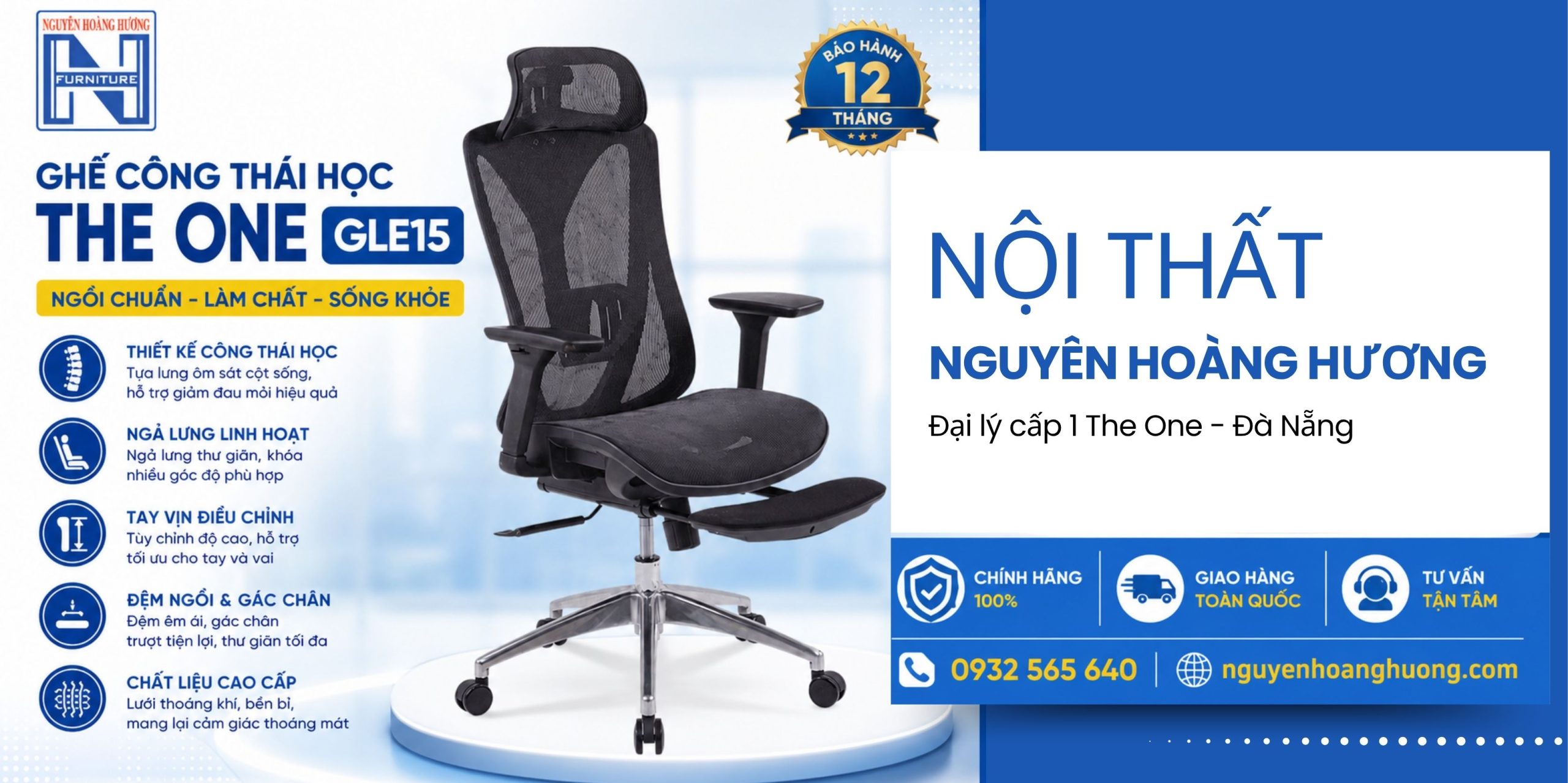 Ghế công thái học The One GLE15